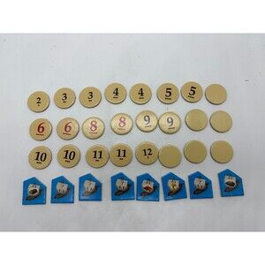 Catan Replacement Parts Lot Number Tokens Chits & Harbor Port Tiles